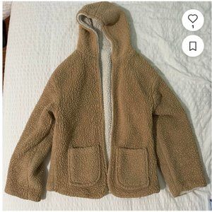 reversible teddy jacket